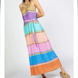 Current Air Color Block Maxi Dress